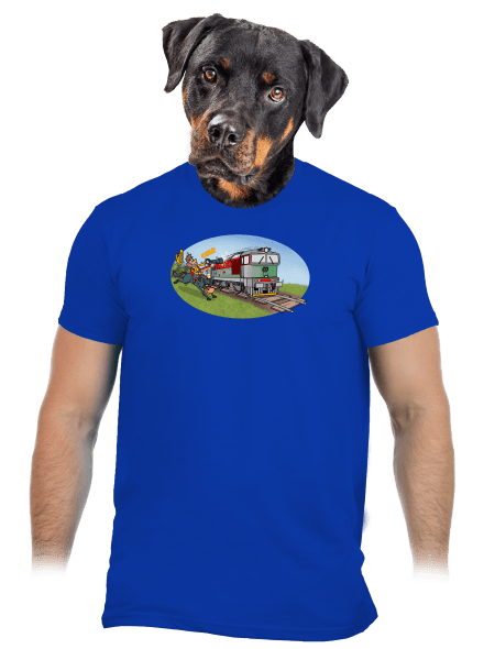 Šotúš na love pánske tričko Royal Blue
