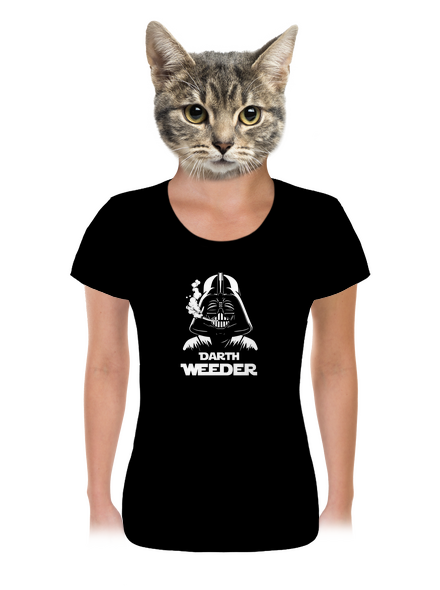 Darth Weeder dámske tričko Black
