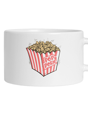 Popporn hrnček makronka White