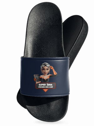 Super mama šľapky Navy