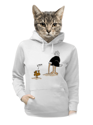 dámska mikina klokanka