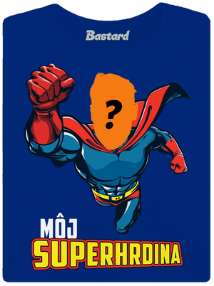 Môj superhrdina dámske tričko Royal Blue Mal