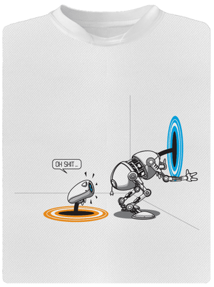 Portal pánske športové tričko White