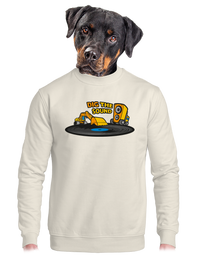 unisex mikina bez kapucne