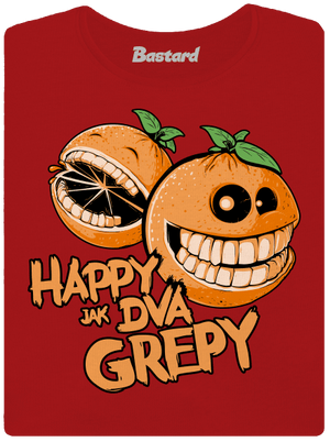 Happy grepy dámske tričko Red Mal