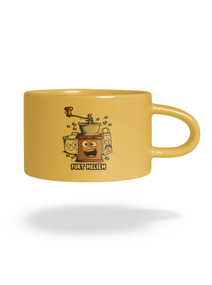 Mlynček hrnček makronka Yellow Macaron