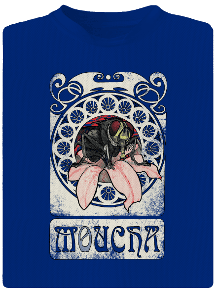Mucha pánske športové tričko Royal Blue Mal