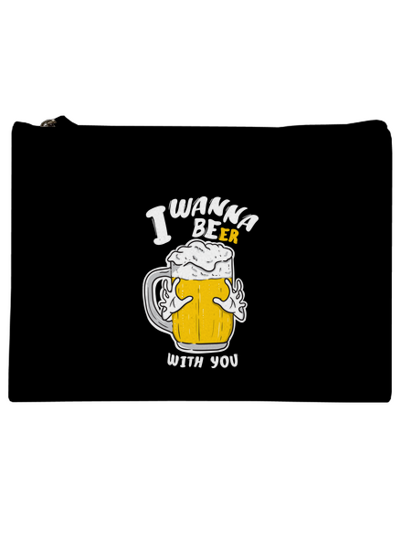 I wanna beer taštička Black