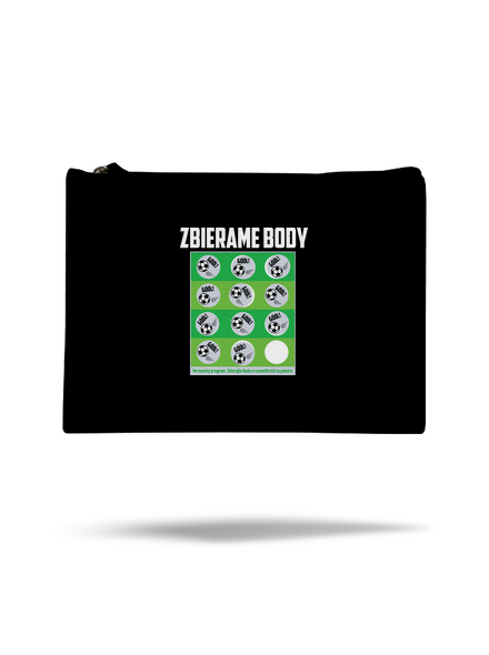 Zbierame body - futbal taštička Black