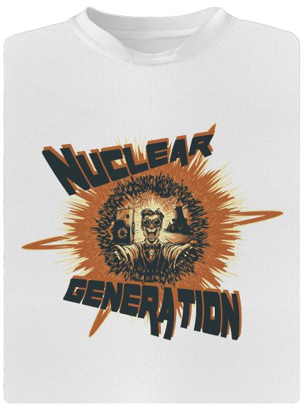 Nuclear generation 2 detské športové tričko White