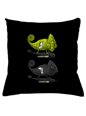 Zapnuté vypnuté vankúš Black