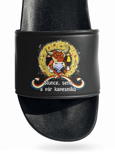 Slunce, seno a pár kapesníků šľapky Black