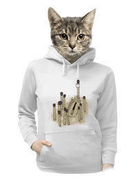 dámska mikina klokanka