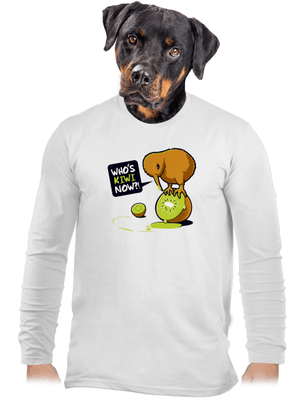 Kiwi pánske dlhý rukáv White