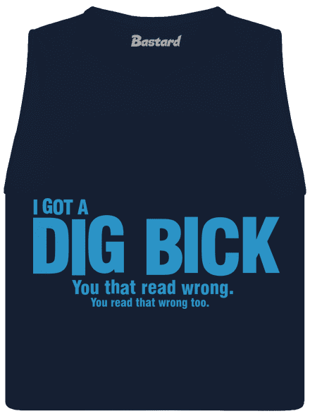 Dig bick dámske tielko voľné Navy