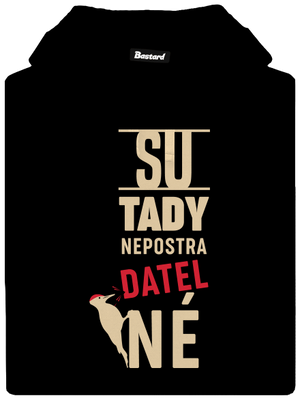 Nepostradatelné pánska mikina klokanka Black