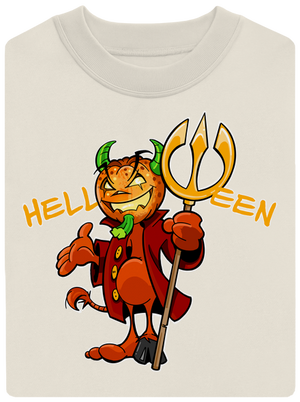 Helloween unisex mikina bez kapucne Off White