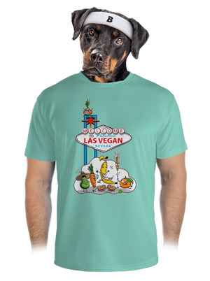 Las Vegan pánske športové tričko Mint Mal