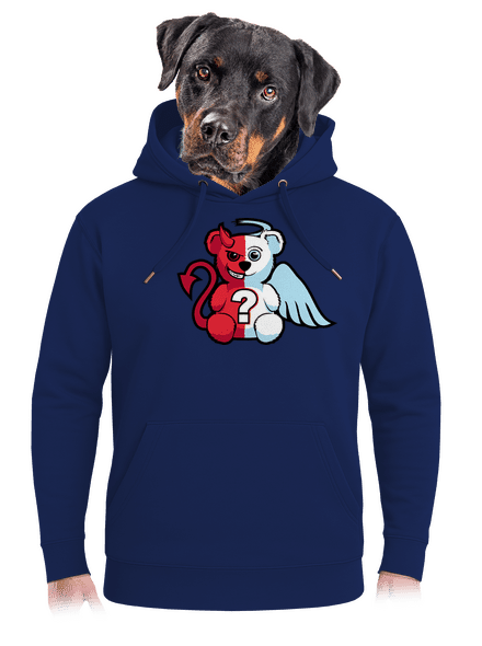 Anjel vs. diabol unisex mikina premium Navy