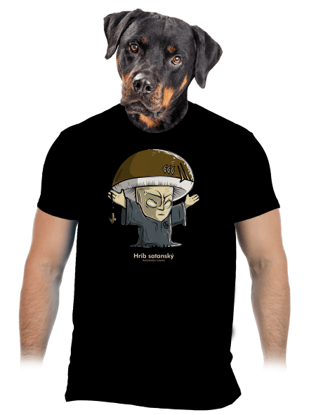 Hríb satanský pánske tričko Black