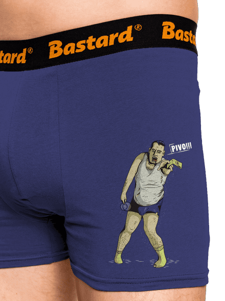 Beer zombie boxerky Blue Navy