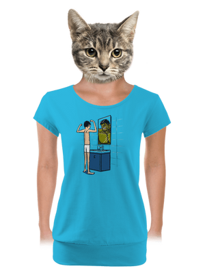 dámske tričko s lemom