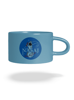 Nasaj hrnček makronka Blue Macaron