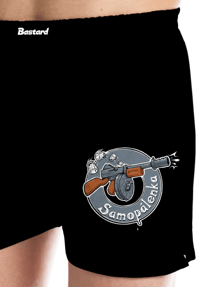 Samopálenka pánske trenky Black