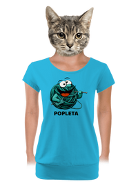 dámske tričko s lemom