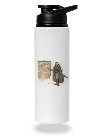 Winter flaša na vodu White