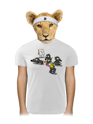 Pražský krtko - Trasa D detské športové tričko White