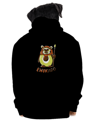 Ewokado pánska mikina na zips Black