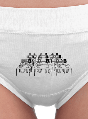 Cimrman: Debil, blbeček dámske nohavičky White