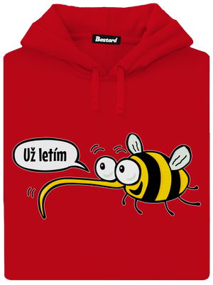 Chcem už len teba pánska mikina klokanka Red