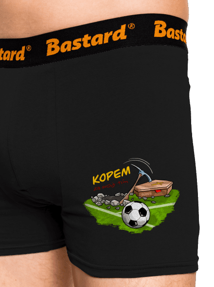 Kopem za svoj tím boxerky Black
