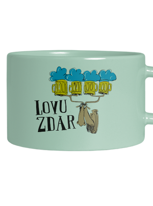 Lovu zdar hrnček makronka Mint Macaron