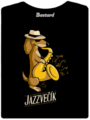 Jazzvečík dámske tričko Black