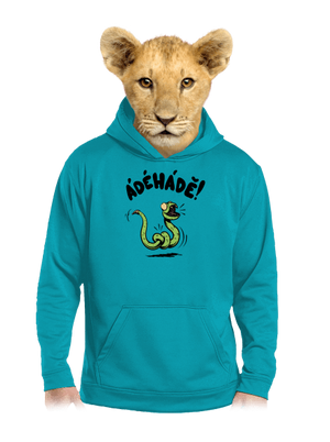 Ádéhádě detská mikina klokanka Hawaiian Blue