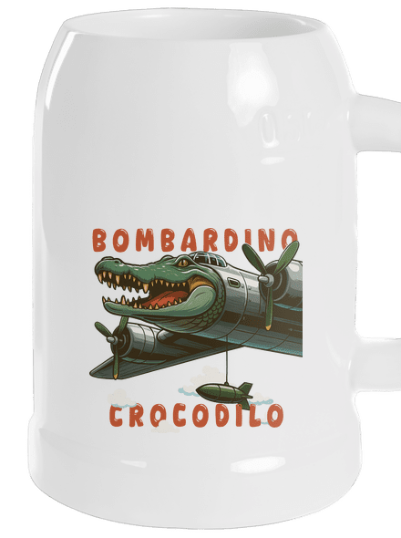 Bombardino Crocodilo – Italian Brainrot polliter White