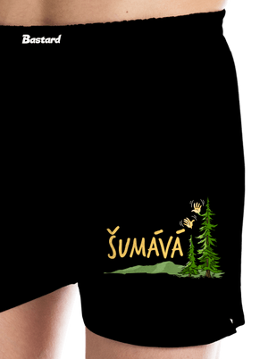 Šumává pánske trenky Black