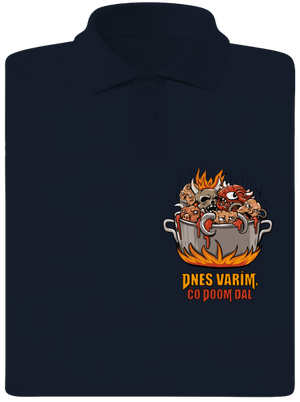 Čo Doom dal pánska polokošeľa Navy Mal