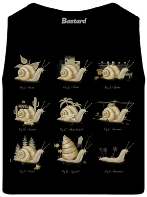 Sladký domov pánske tielko Black