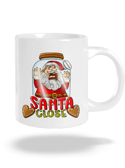 Santa Close veľký hrnček White