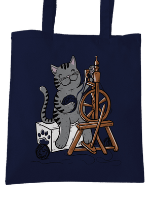Mačka pradie taška French Navy