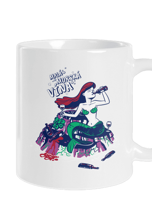 Malá mořská vína klasický hrnček White