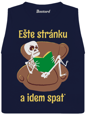 Ešte stránku dámske tielko voľné Navy