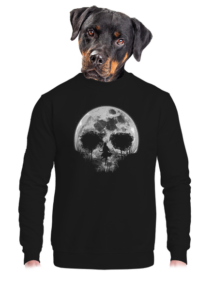 Smrtiaci spln unisex mikina bez kapucne Black