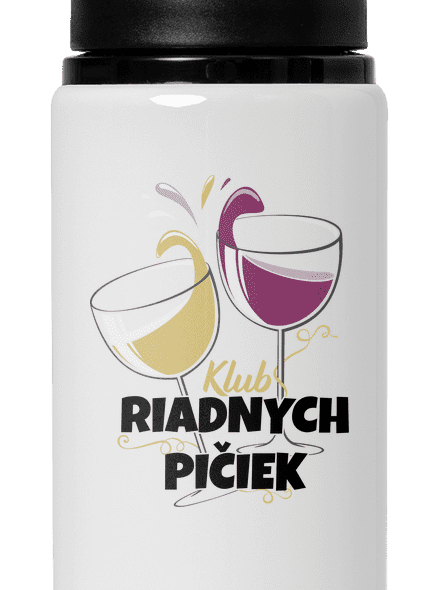 Klub riadnych pičiek flaša na vodu White