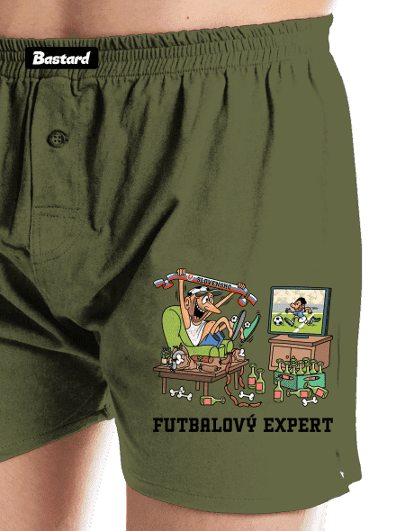 Futbalový expert pánske trenky Khaki