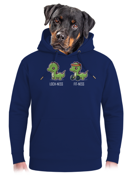 Fit-ness unisex mikina premium Navy